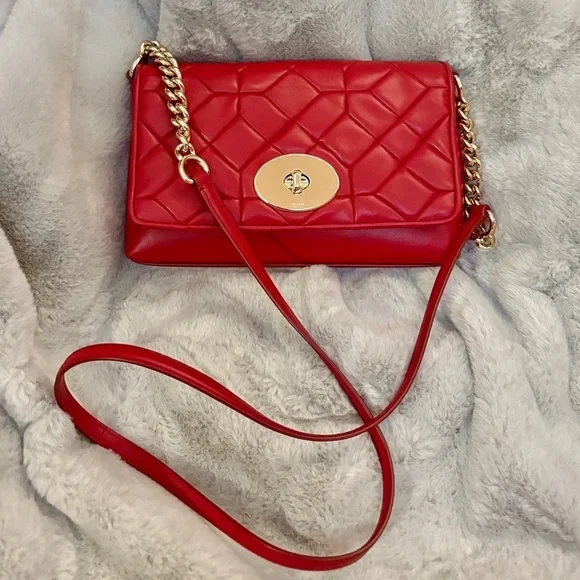 Coach Canyon Quilt Crossbody True Red - Picture 1 of 10